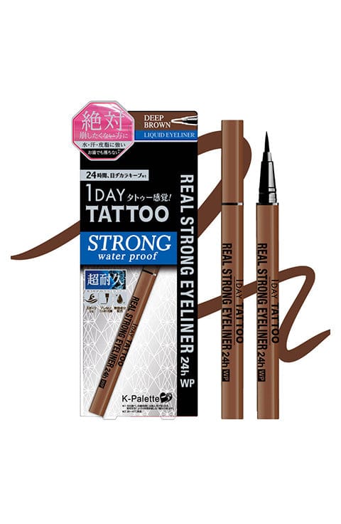 K-Palette - 1 Day Tattoo Real Strong Eyeliner 24H WP - 3 Types - Palace Beauty Galleria