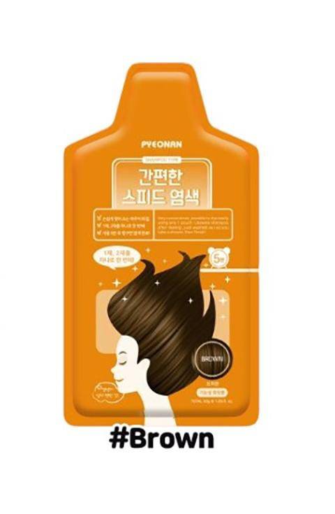 Pyeonan 5-Minute Speed Hair Dye (Shampoo Type)  4 Color - Palace Beauty Galleria