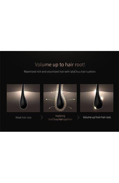 Lalachuu Hair Cushion (Dark Brown, Natural Black 15 G + Refill - Palace Beauty Galleria