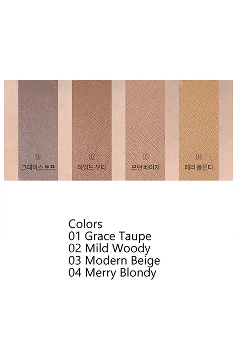 ROM&ND Han All Brow Cara 15g - 4color - Palace Beauty Galleria