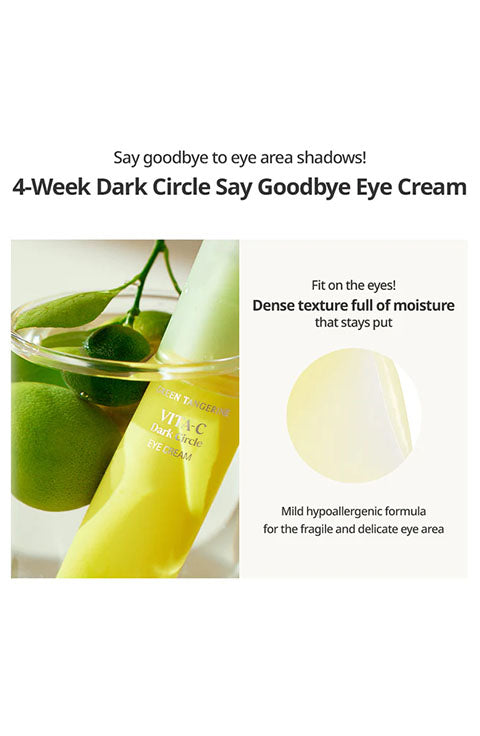 GOODAL Green Tangerine Vita C Dark Circle Eye Cream 30Ml - Palace Beauty Galleria