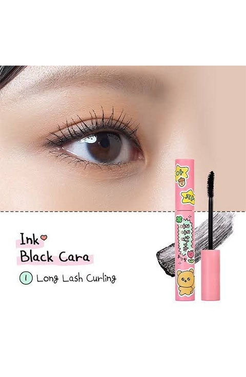 PERIPERA Ink Black Cara 8g- #01 Long Ash Curling - Palace Beauty Galleria