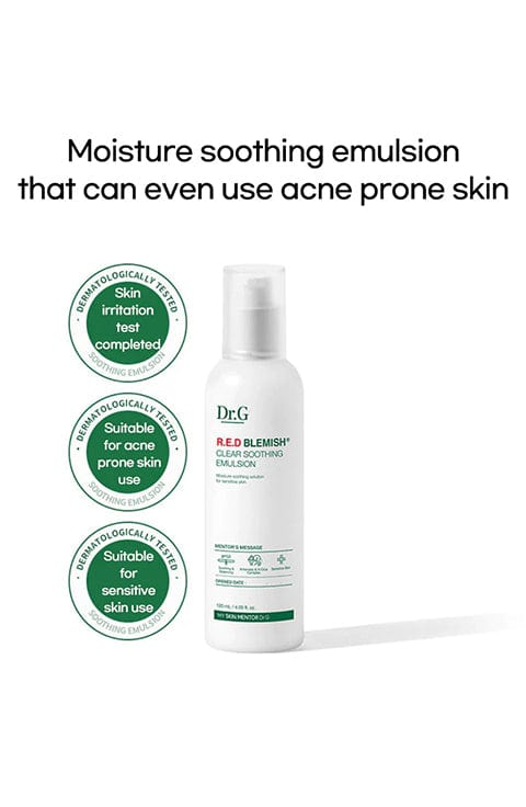 Dr.G R.E.D Blemish Clear Soothing Emulsion 120ml (4.05 fl.oz.) - Palace Beauty Galleria