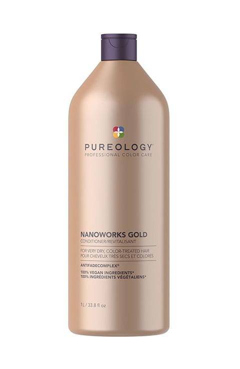PUREOLOGY NANOWORKS GOLD CARE 1L  Shampoo and Condition - Palace Beauty Galleria