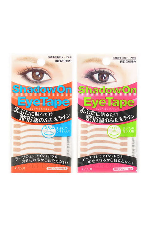Koji Japan Shadow On Talk Eye Tape Double Eyelid Adhesive Tape (30 Pairs) - 2Type - Palace Beauty Galleria