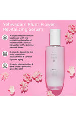 THE FACE SHOP Yehwadam Plum Flower Revitalizing Serum 45Ml - Palace Beauty Galleria