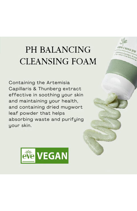 BRING GREEN Artemisia PH Cleansing Foam 6.76 fl. oz. Double set - Palace Beauty Galleria