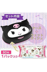 Kuromi Wet wipes 80 sheets with Case box - Palace Beauty Galleria