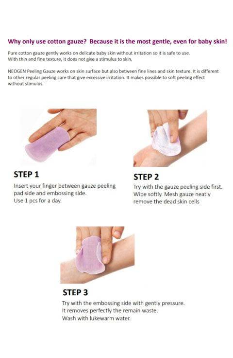 NEOGEN DERMALOGY Bio-Peel+ GAUZE PEELING WINE 2.48 OZ / 76ML (8 PADS) - Palace Beauty Galleria