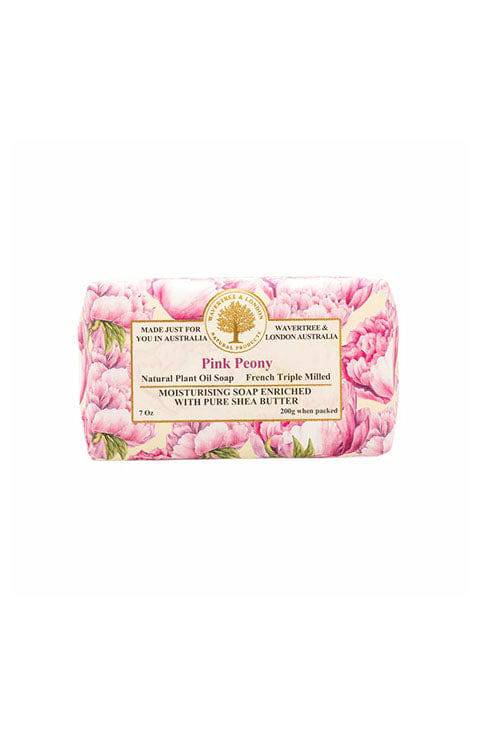 Wavertree & London  Pink Peony Soap Bar 200g - Palace Beauty Galleria