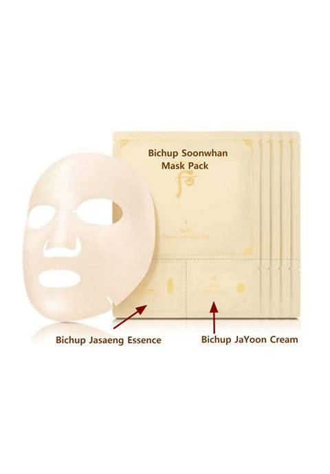 The History of Whoo Moisture Anti Aging Mask  1Sheet, 5 Sheet - Palace Beauty Galleria