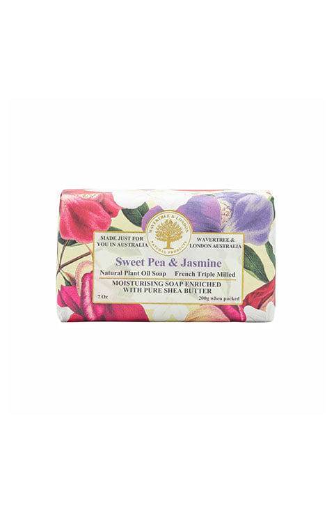 Wavertree & London Sweet Pea Jasmine Soap Bar 200g - Palace Beauty Galleria
