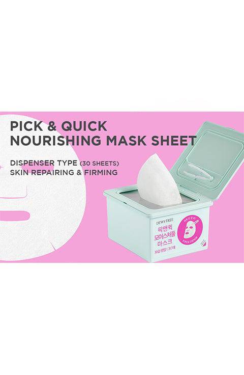 DEWYTREE  Pick And Quick Mask 1Box(30Pcs) - 3 Style - Palace Beauty Galleria