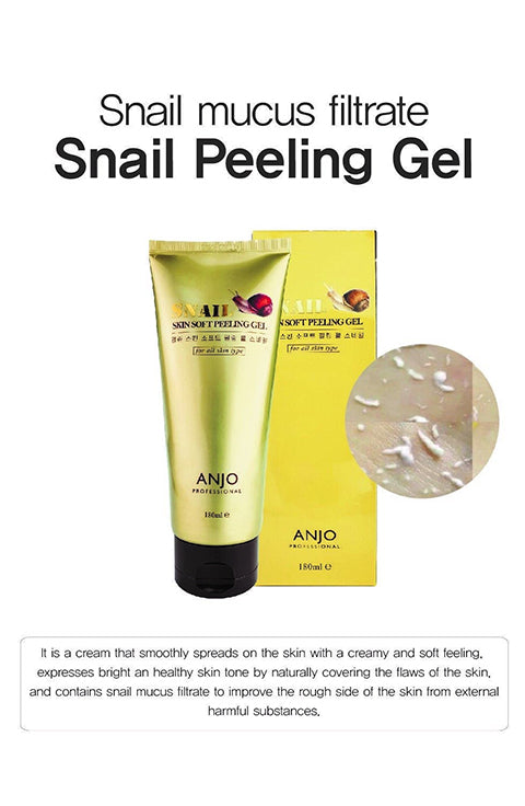 ANJO Snail Skin Soft Peeling Gel 180Ml - Palace Beauty Galleria
