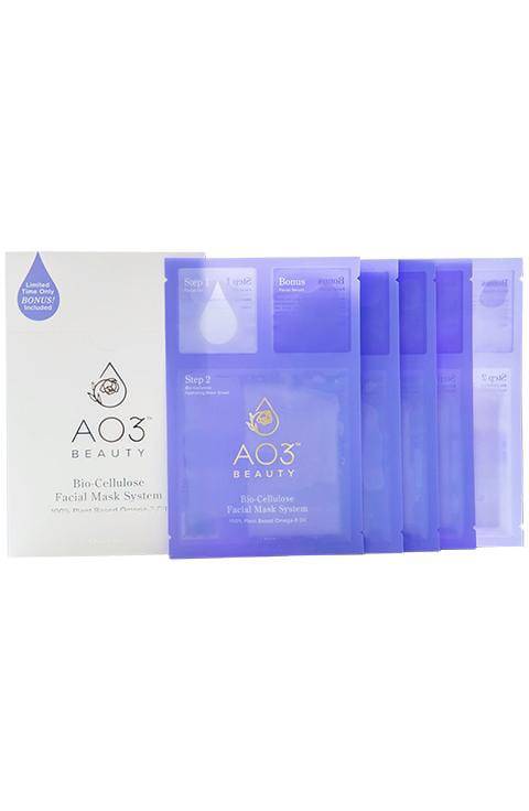 AO3Beauty Bio-Cellulose Facial Mask System (5 Sets) - Palace Beauty Galleria