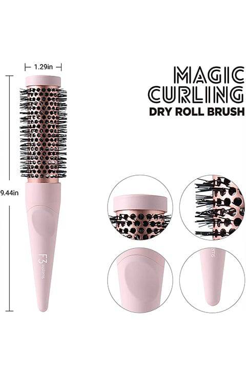 F3 Systems Magic Curling Dry Roll Hair Brush - Palace Beauty Galleria