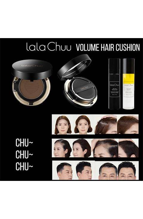 LaLa Chuu Volume Hair Cushion 15g Dark Brown/ Natural Black - Palace Beauty Galleria