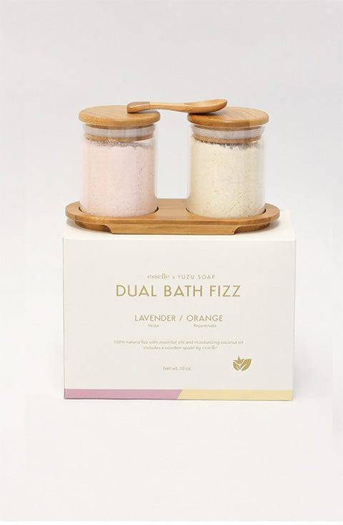 Yuzu Soap Dual Bath Fizz Set (Lavender / Orange) - Palace Beauty Galleria