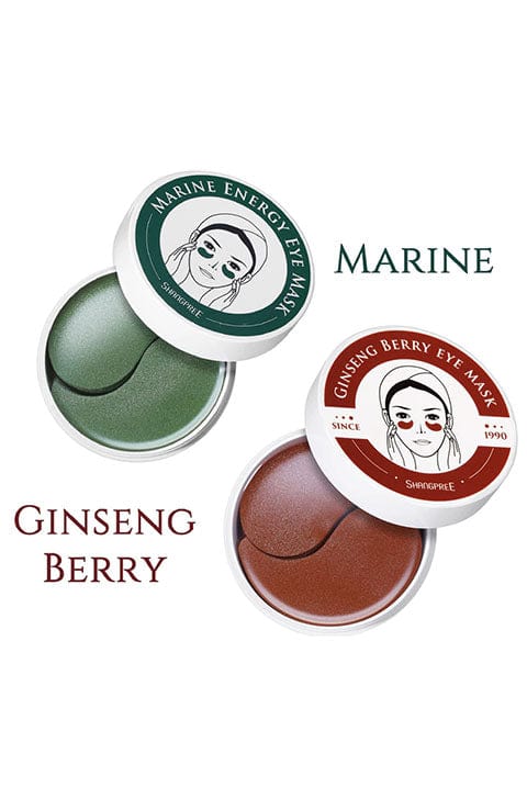 Shangpree Marine Energy Eye Mask - 60pcs ,Ginseng Berry Eye Mask - 60pcs Set - Palace Beauty Galleria
