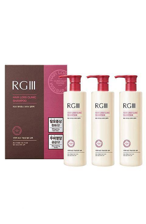 RGIII Red Ginseng Hair Loss Clinic Shampoo 3pcs Set - Palace Beauty Galleria