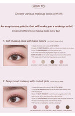 PERIPERA All Take Mood Technique Palette #04  In My Mute Pink - Palace Beauty Galleria
