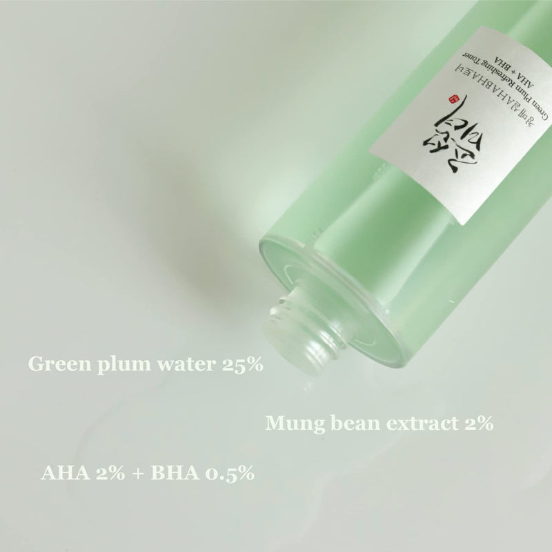 BEAUTY OF JOSEON - Green Plum Refreshing Toner : AHA + BHA - 150ml - Palace Beauty Galleria