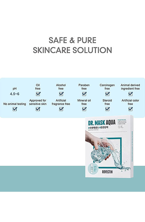 ROVECTIN - Dr. Mask Sheet - 3 Types - Palace Beauty Galleria