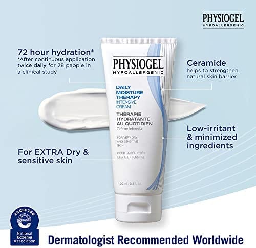 Physiogel Hypoallergenic Daily Moisture Therapy Intensive Cream 100ml - Palace Beauty Galleria