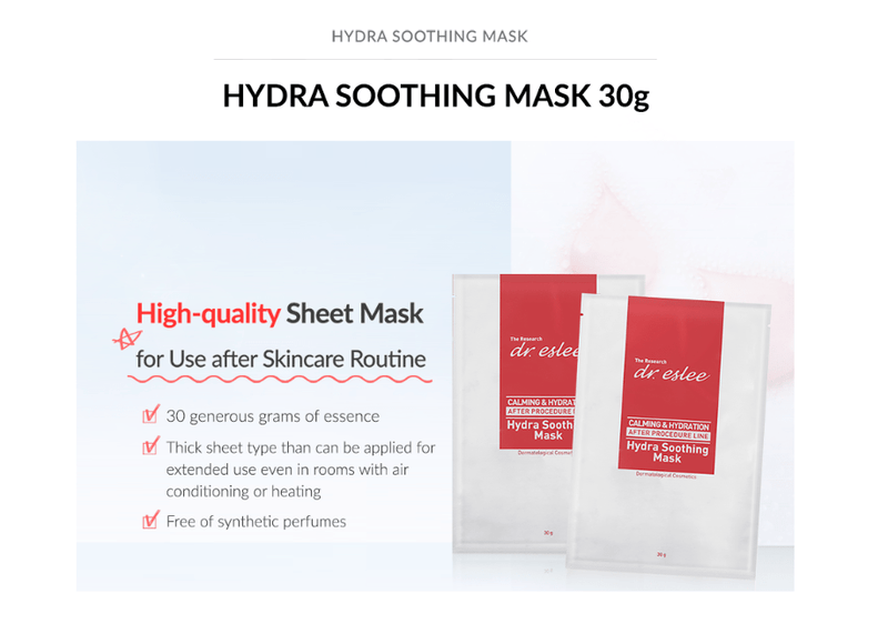dr.eslee Hydra Soothing Mask - Palace Beauty Galleria