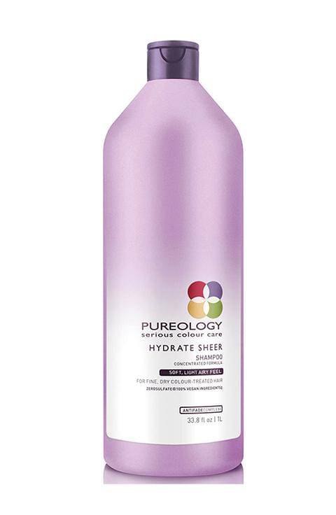 Pureology hydrate sheer shampoo and conditioner 33.8Oz - Palace Beauty Galleria