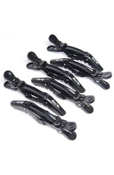 Diane gator clips, 4-1/2", black, 6 pack, D83C - Palace Beauty Galleria