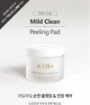 d'alba Mild Clean & Peeling Pad - Palace Beauty Galleria