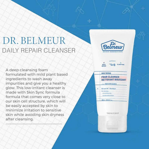 THE FACE SHOP Dr.Belmeur Foam Cleanser Nettoyant Moussant 150ml - Palace Beauty Galleria