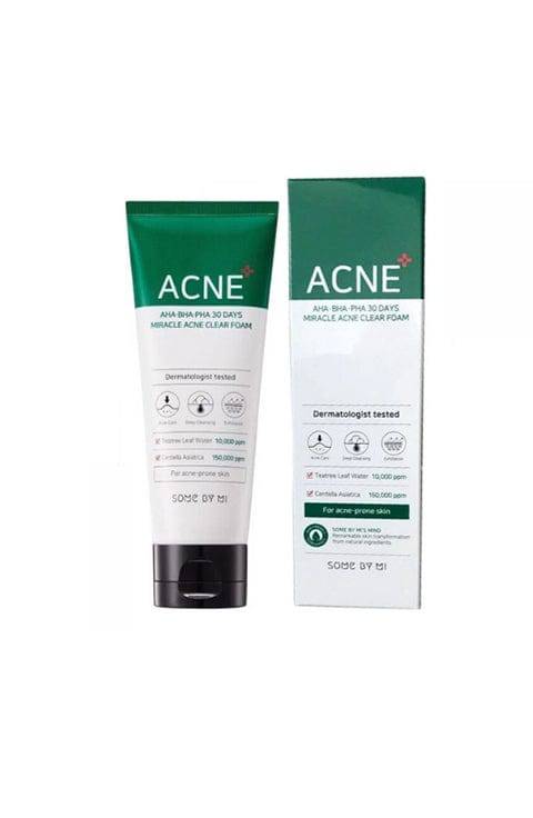 AHA,BHA,PHA 30 Days Miracle Acne Clear Foam - Palace Beauty Galleria