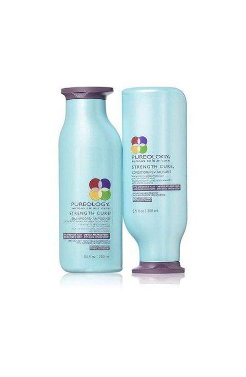 celle Kassér Rektangel Pureology Strength Cure Shampoo OR Conditioner 8oz | Palace Beauty Galleria