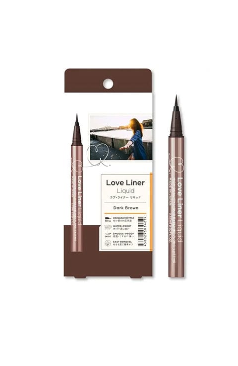 MSH Love Liner Liquid Eyeliner Pen Waterproof from Japan Dark Brown