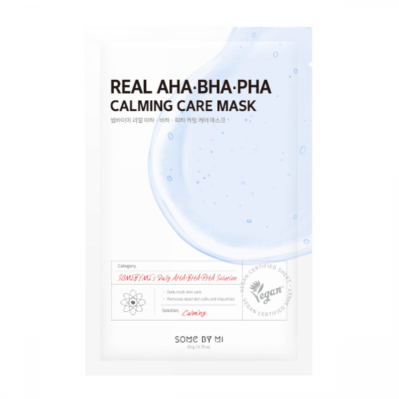 SOME BY MI - Real AHA-BHA-PHA Calming Care Mask - 1pc - Palace Beauty Galleria